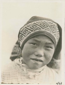 Image of Eskimo [Inuk] girl [Lizzie Atsatata?]